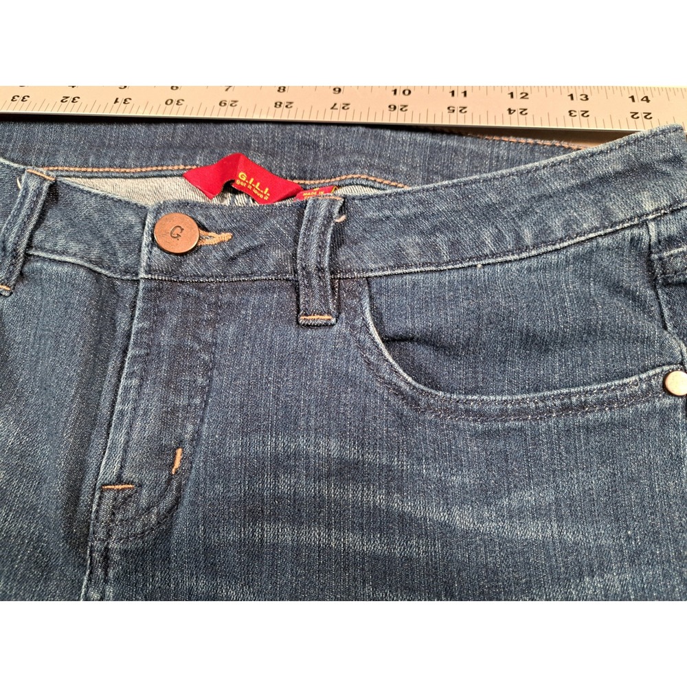 G.I.L.I. Got It Love‎ It Womens Bootcut Jeans Dark Wash Stretch Denim Size 8 - Picture 6 of 8